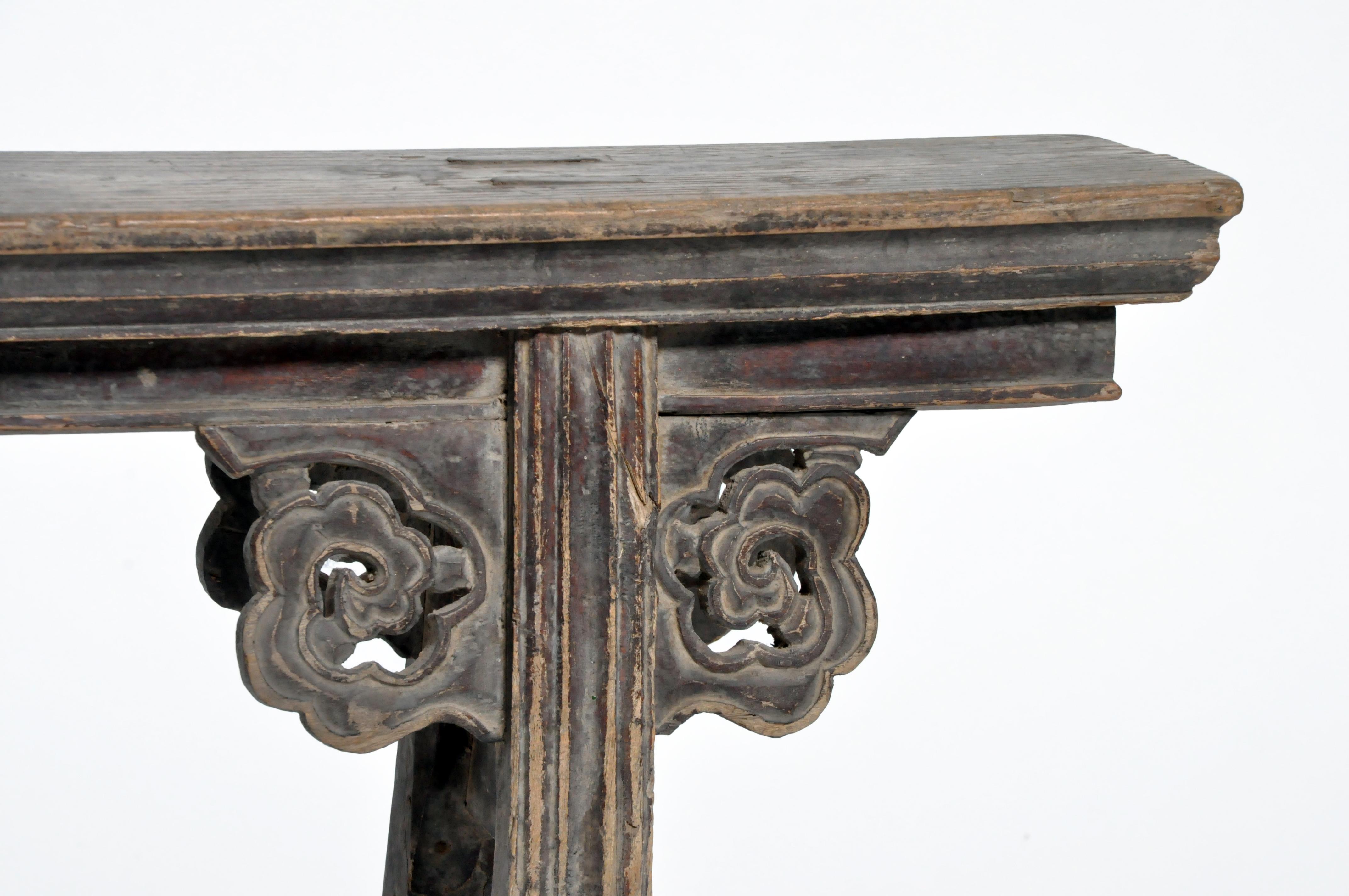 Middle Qing Dynasty Chinese Bench Century 1