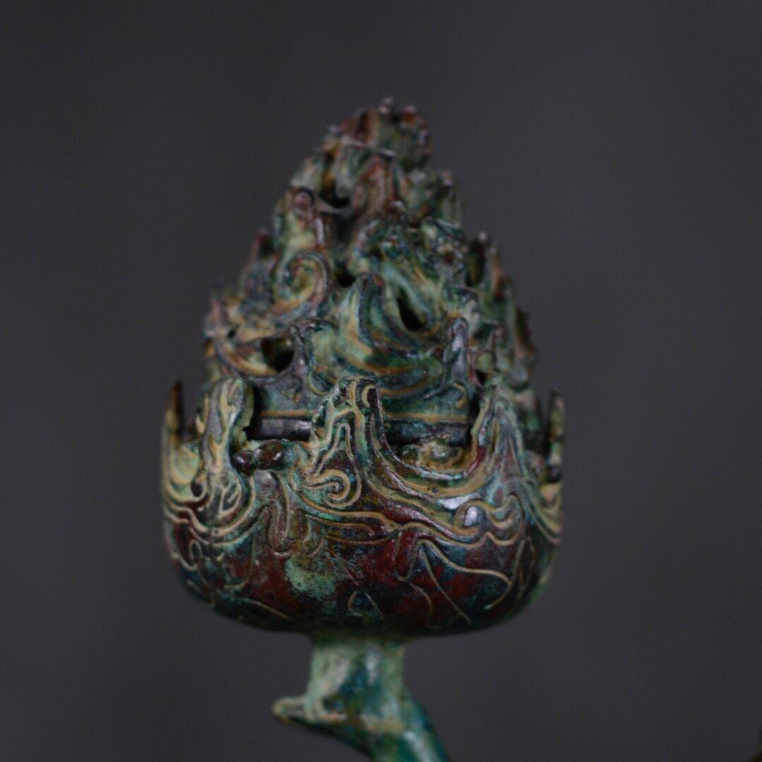 Bronze Brûleur d'homme en bronze de taille moyenne de Chine en vente