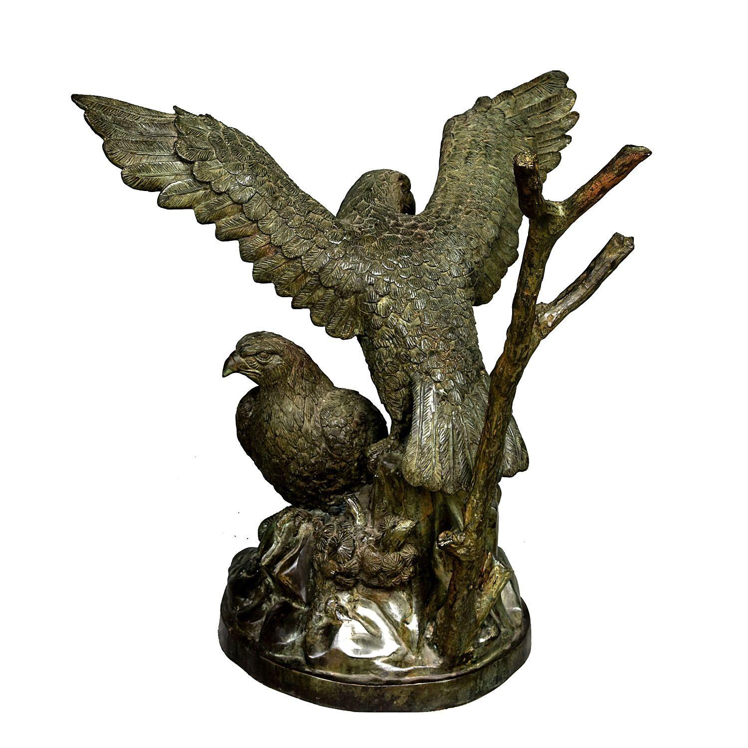 eagle coffee table with glass top