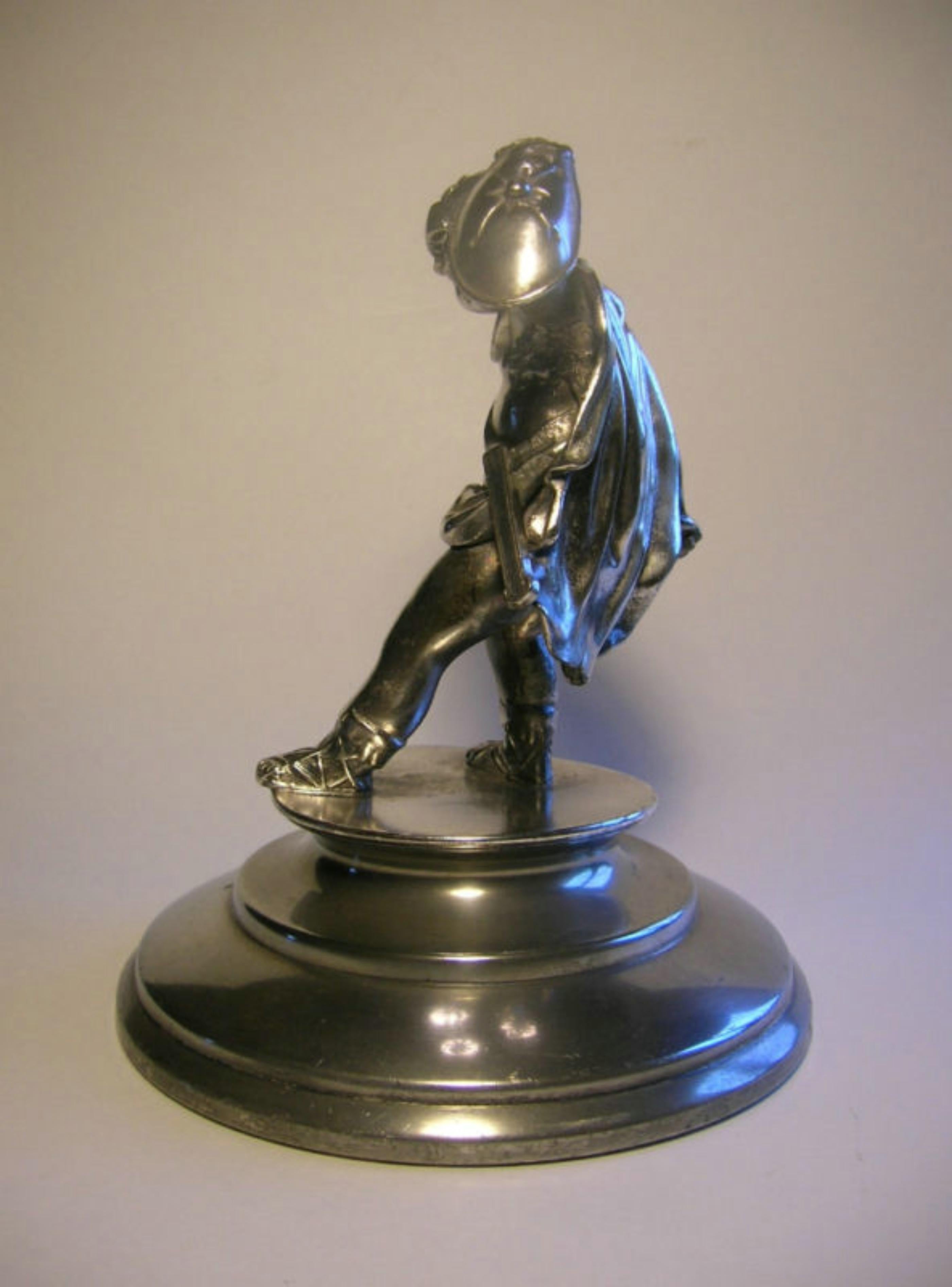 American MIDDLETOWN PLATE CO. - Antique Neoclassical Warrior Statue - U.S. - Late 19th C. For Sale