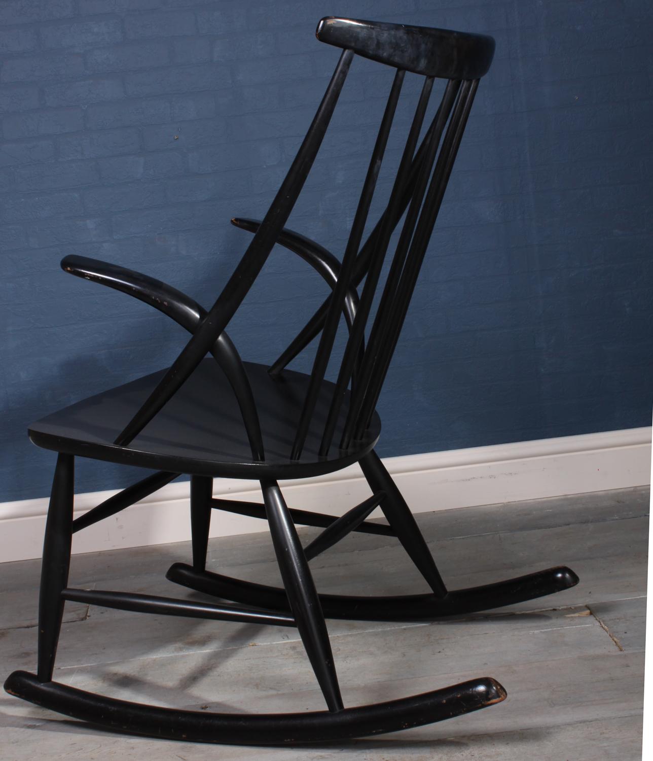 Mid-Century Modern Midentury Rocking Chair by Illum Wikkelsø For Sale