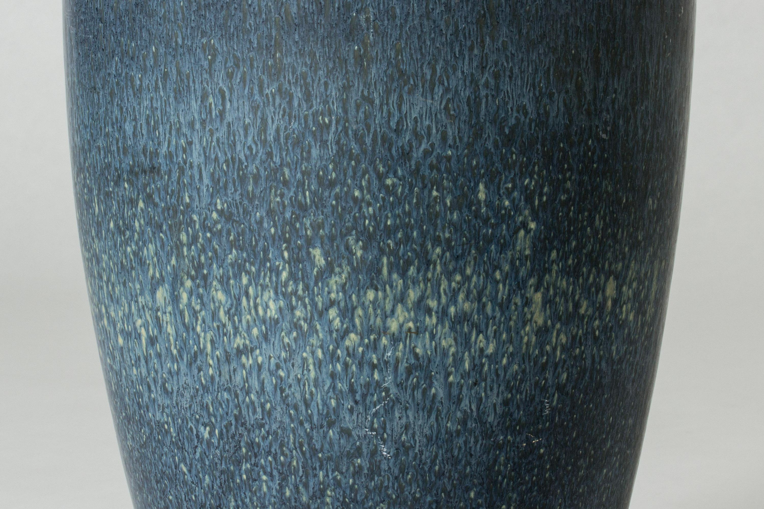 Scandinavian Modern Midentury Stoneware Floor Vase, Carl-Harry Stålhane, Rörstrand, Sweden, 1950s For Sale