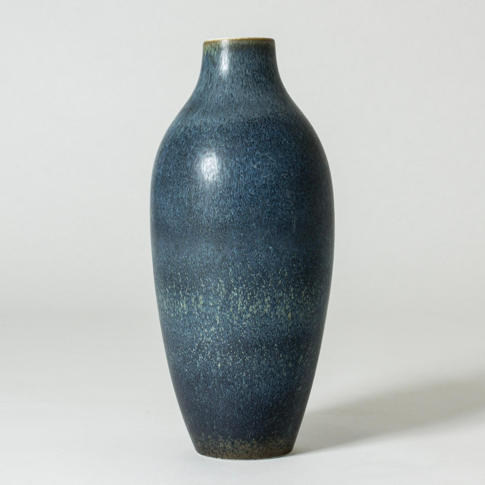 Midentury Stoneware Floor Vase, Carl-Harry Stålhane, Rörstrand, Sweden, 1950s In Good Condition For Sale In Stockholm, SE