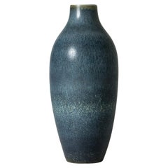 Vintage Midentury Stoneware Floor Vase, Carl-Harry Stålhane, Rörstrand, Sweden, 1950s