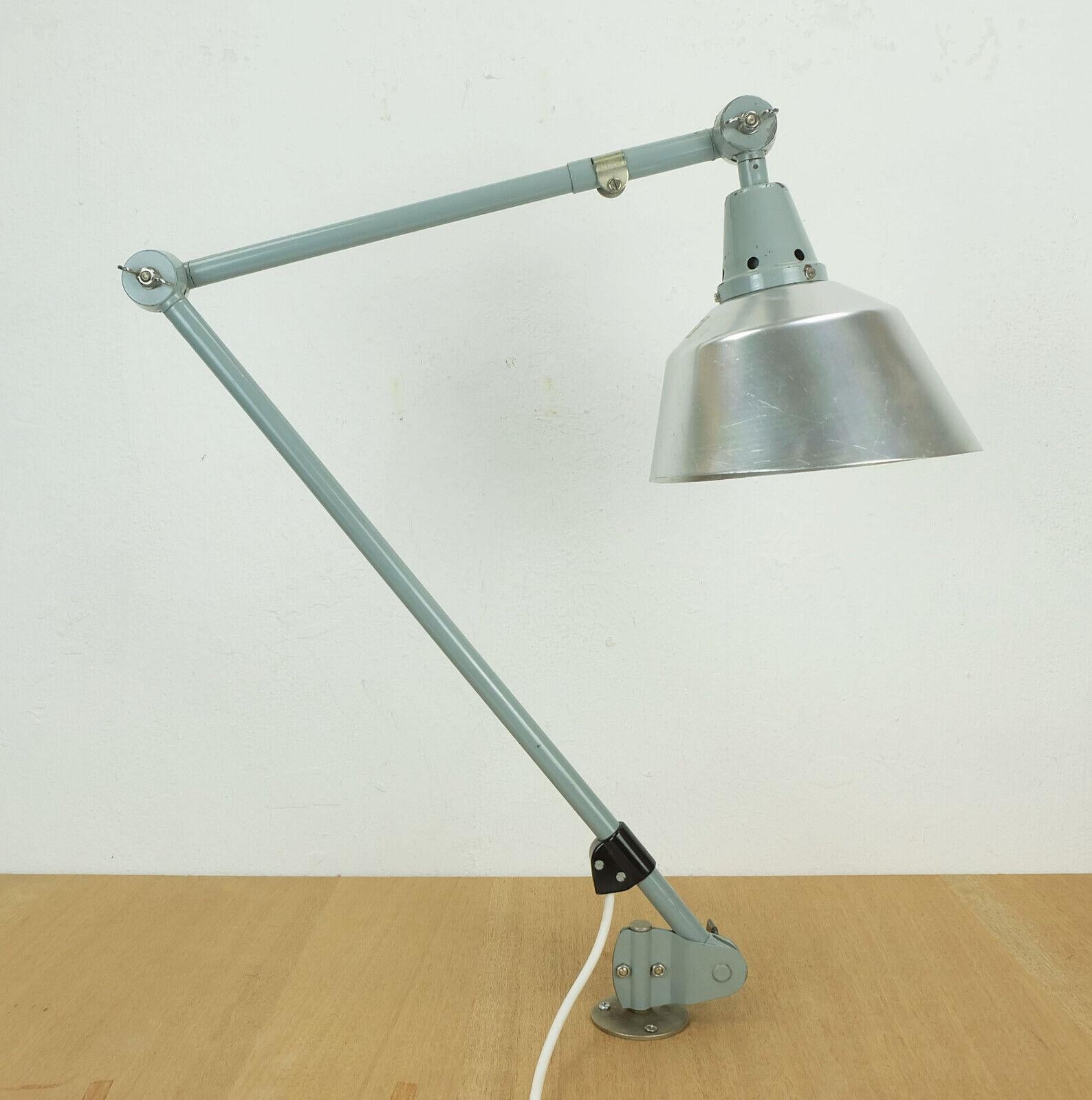 Mid-Century Modern midgard R2 DESK LAMP industrial design 1960s gdr  For Sale