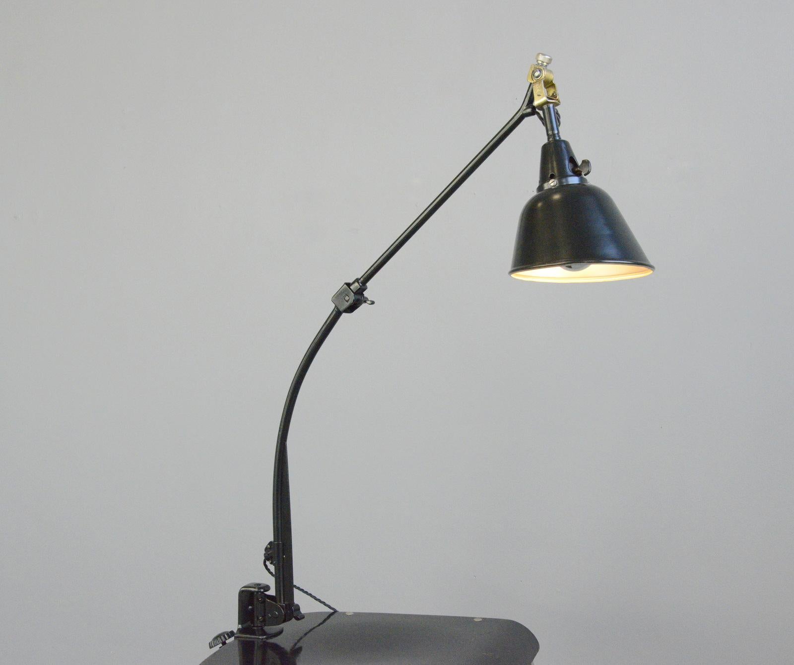 Midgard Typ 114 Table Lamp by Curt Fischer, circa 1930s 3