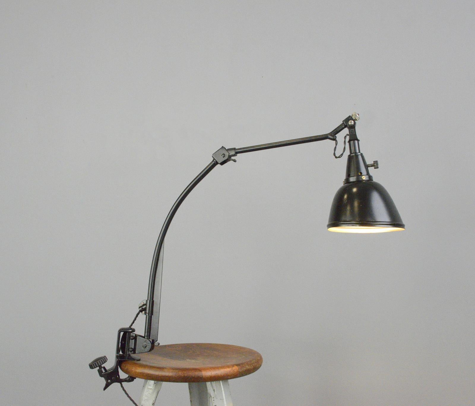 Midgard Typ 114 Table Lamp by Curt Fischer, circa 1930s 5