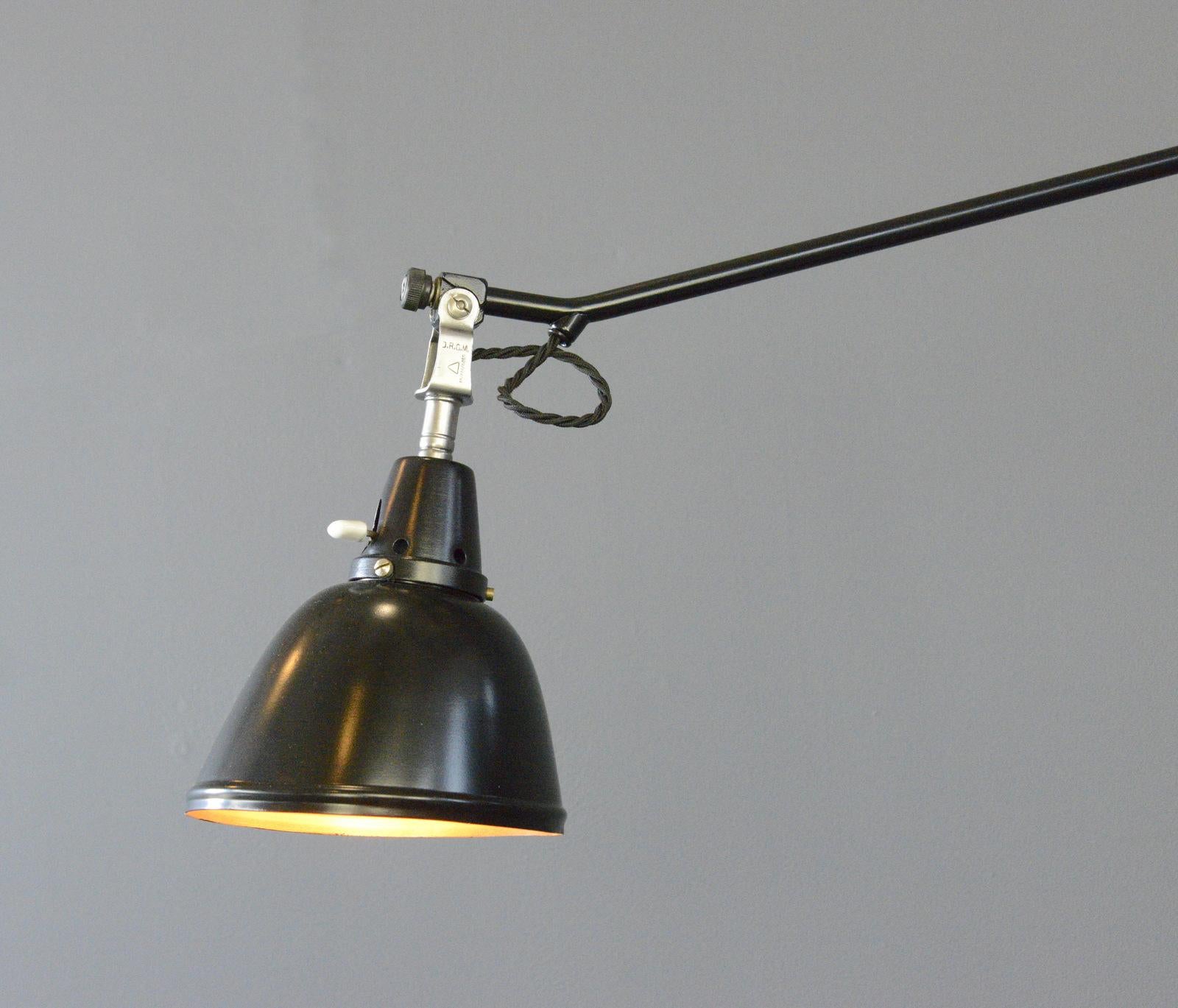 Midgard Typ 114 Tischlampe von Curt Fischer, ca. 1930er Jahre (Bauhaus)