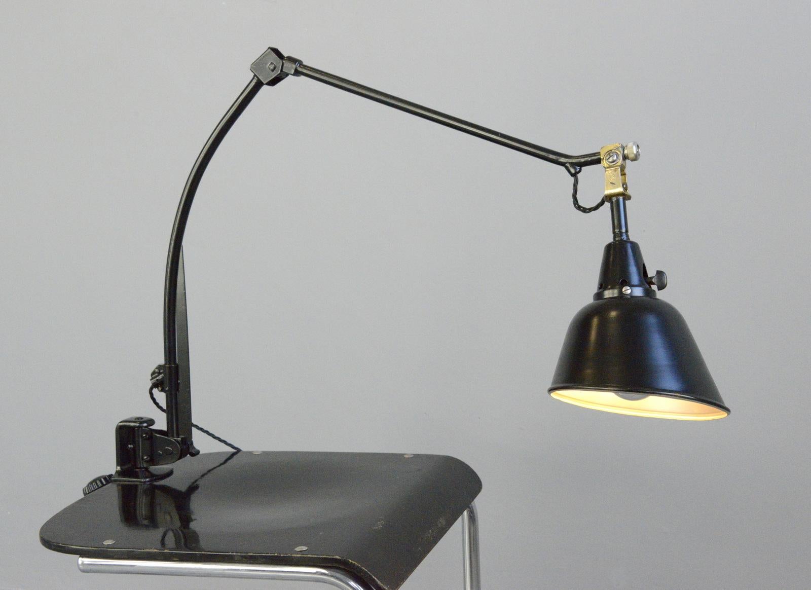 Midgard Typ 114 Table Lamp by Curt Fischer, circa 1930s 2