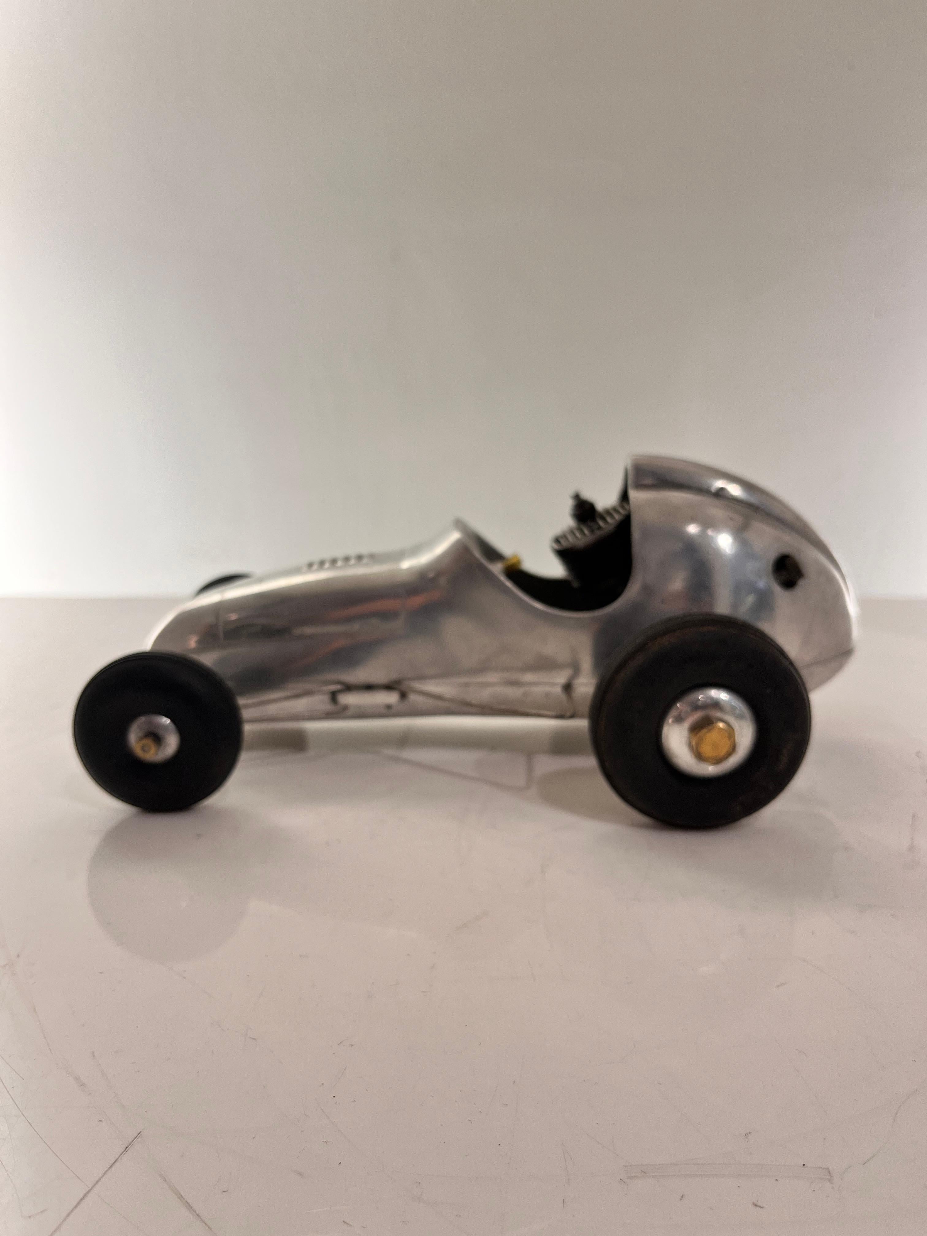 Art Deco MIDGETEE New Star Gas Model Racing Car All Glo Engine 1950s