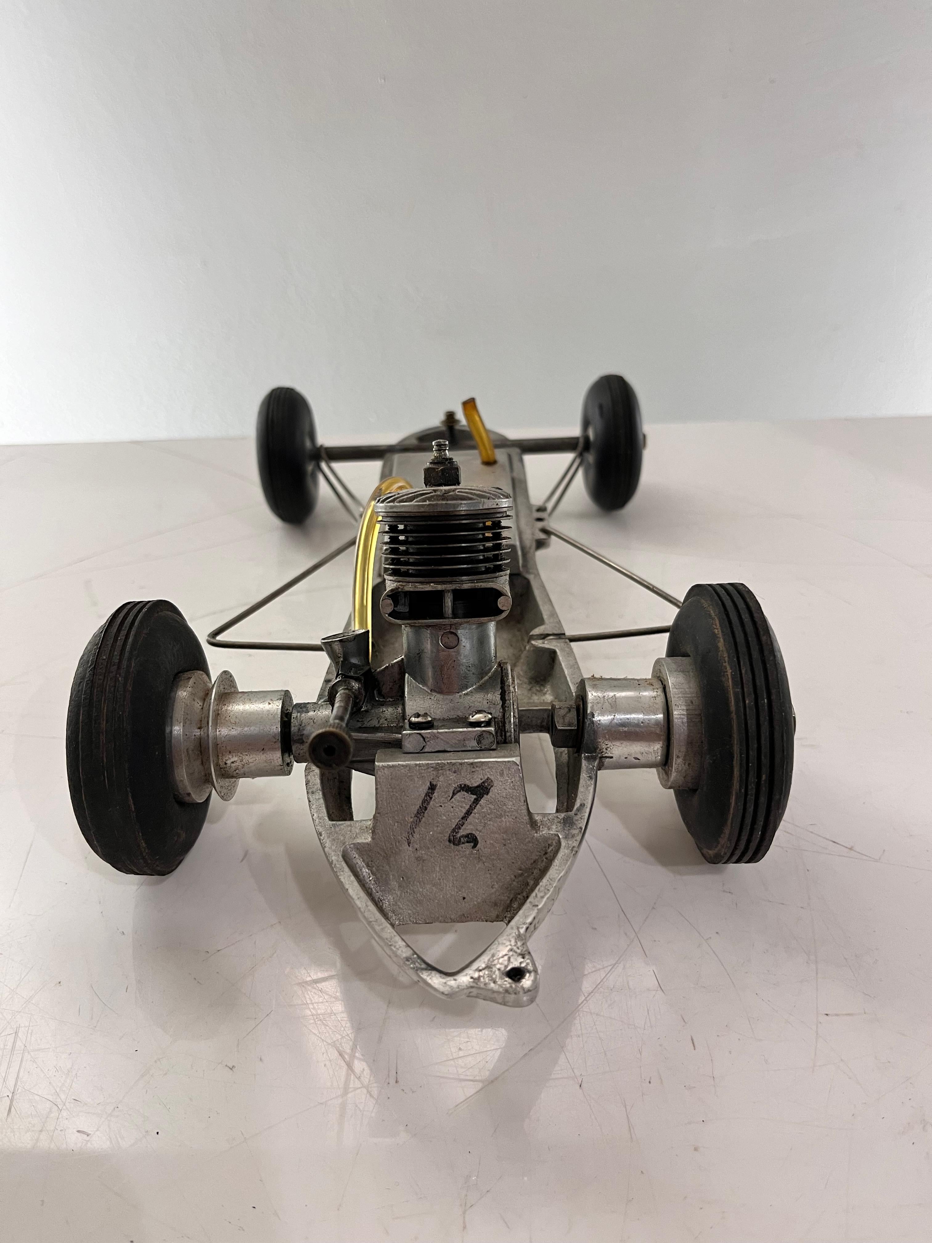 Aluminum MIDGETEE New Star Gas Model Racing Car All Glo Engine 1950s