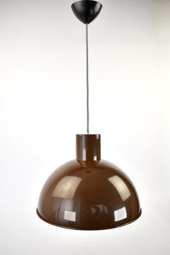 Midi Bunker Fog & Mørup Pendant Light by Jo Hammerborg in Chocolate Brown