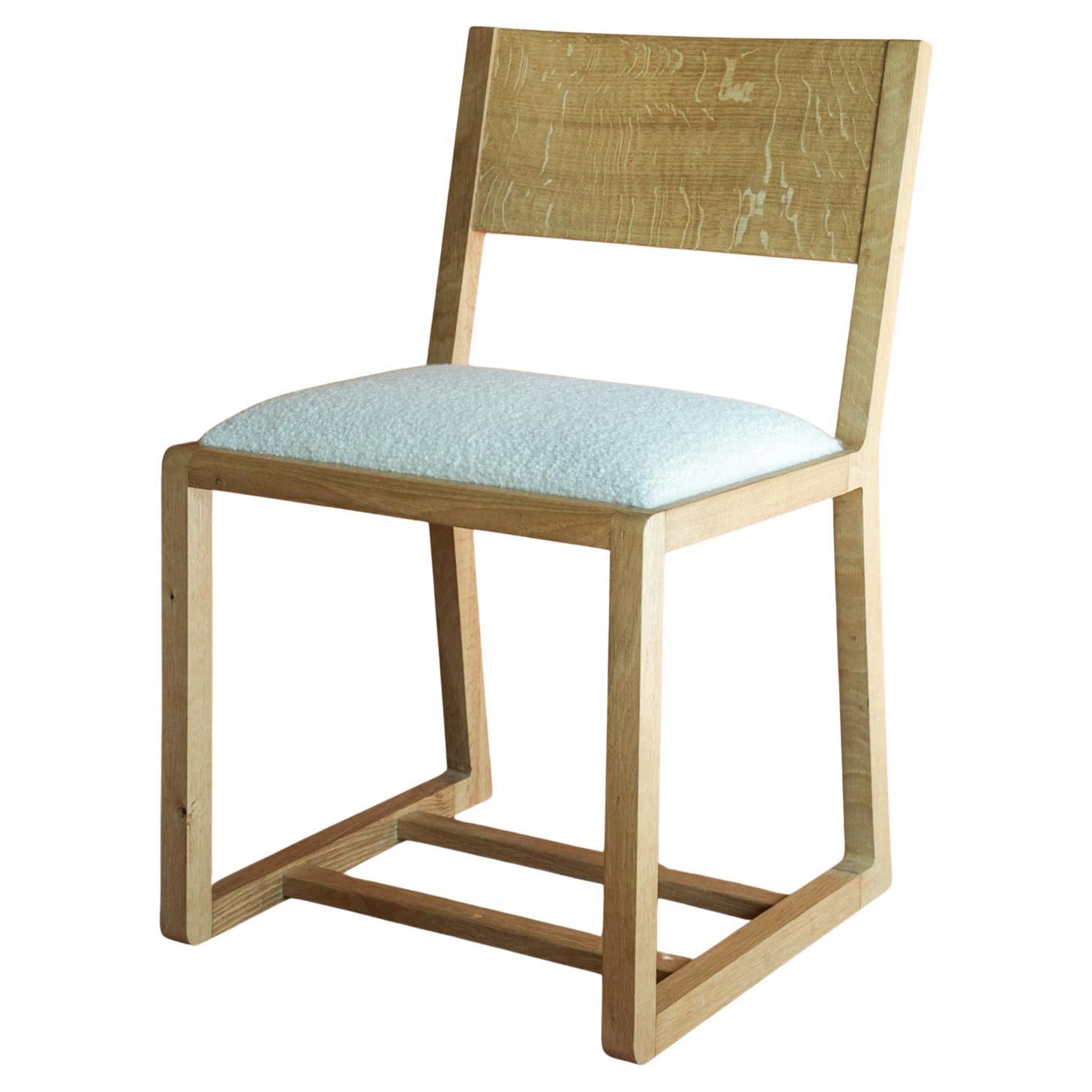 Midi Oak wood dining chair by Goldfinch Brookes For Sale