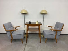 Midncenury design armchairs by Jozsef Peresztegi for Thonet