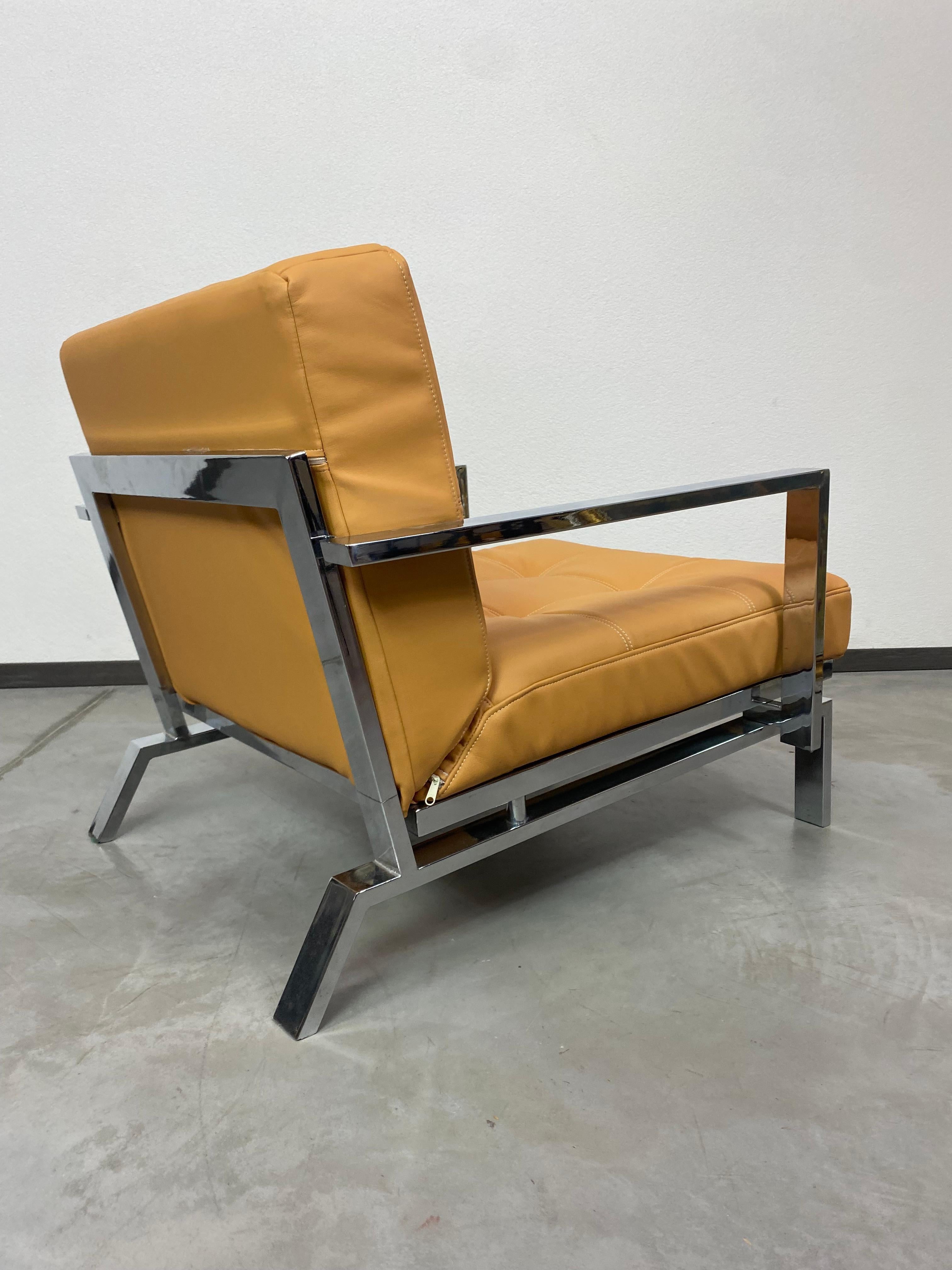 Midncenury design lounge chair - Studio biege For Sale 6