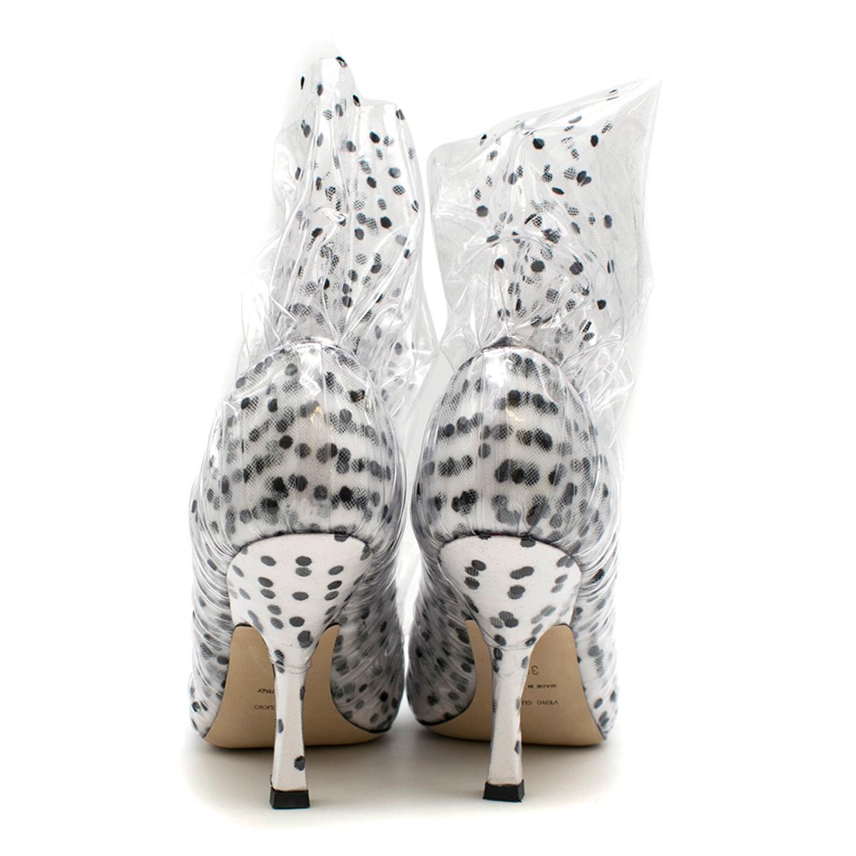 midnight 00 white spot coated collar heels