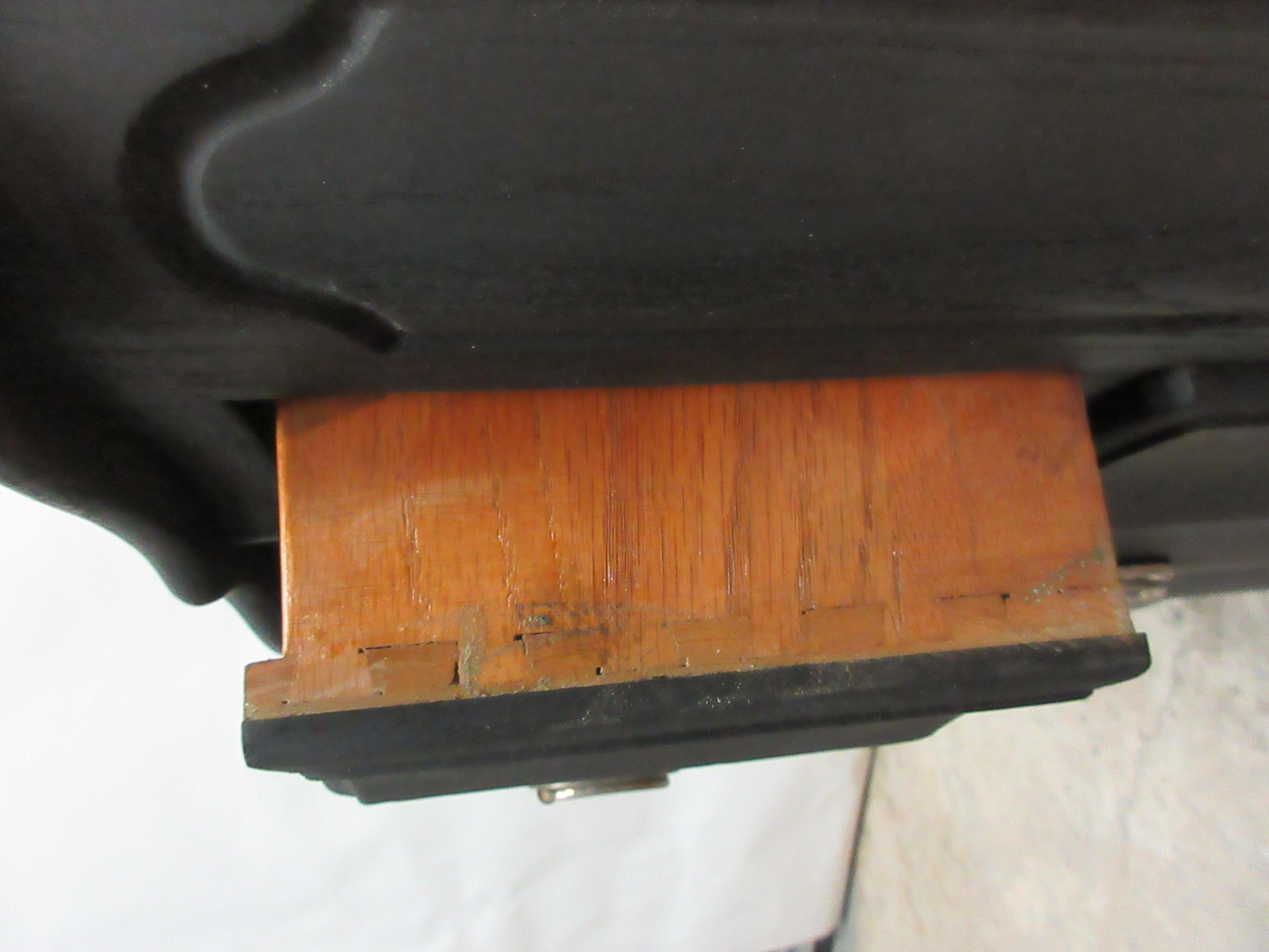 Midnight Black Rococo Chest of Drawers In Good Condition In Hollywood, FL