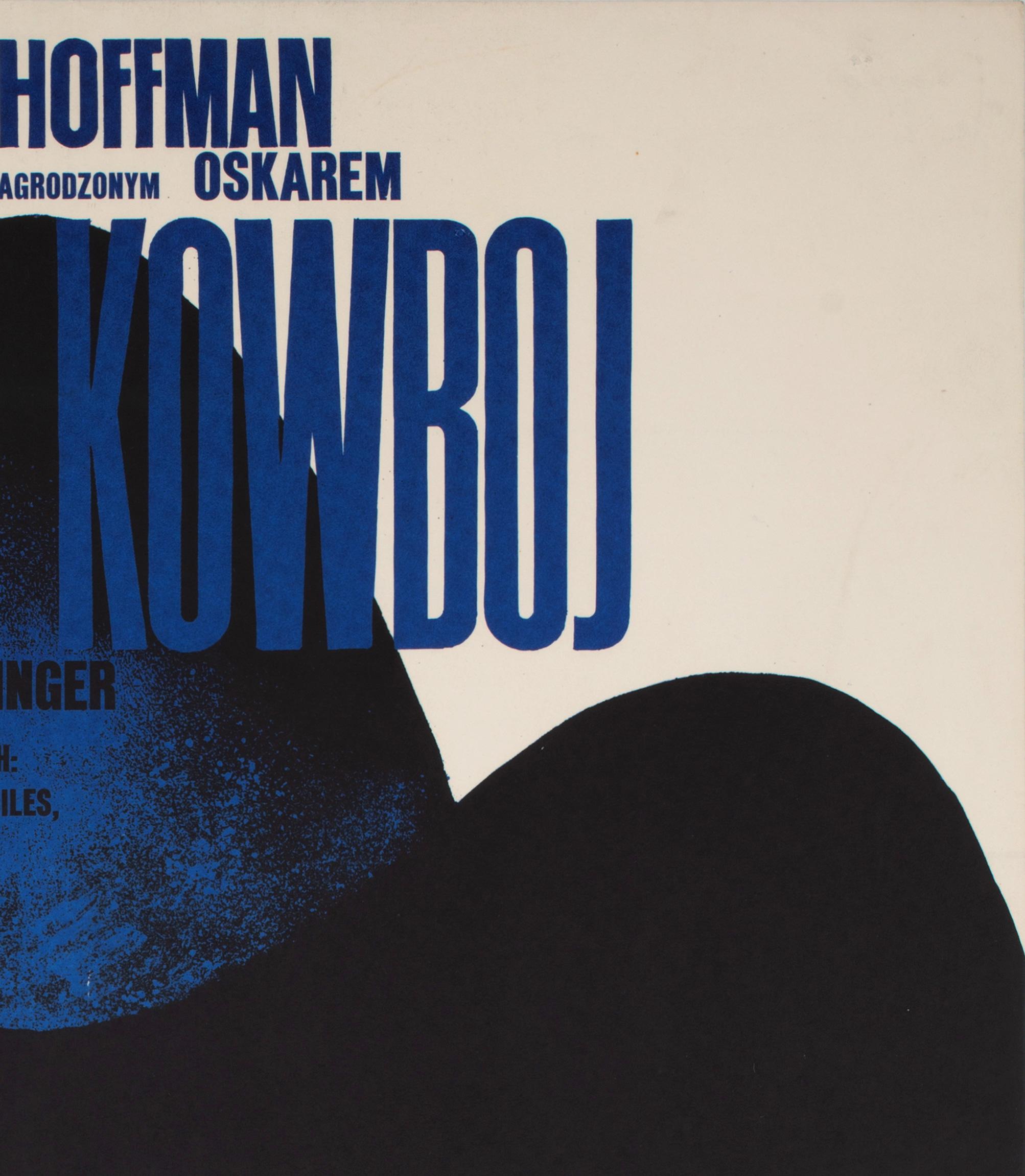 20th Century Midnight Cowboy 1973 Polish A1 Film Poster, Swierzy