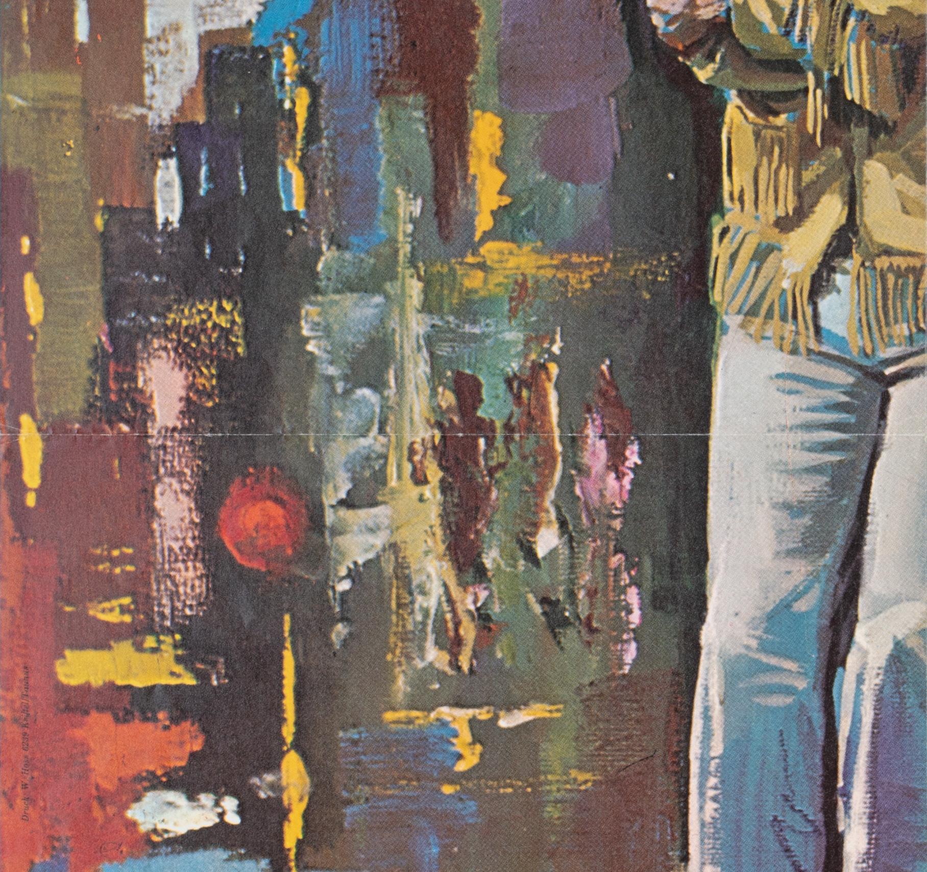 MIDNIGHT COWBOY R1982 Deutsches A1 Filmplakat, MIDNIGHT (20. Jahrhundert) im Angebot