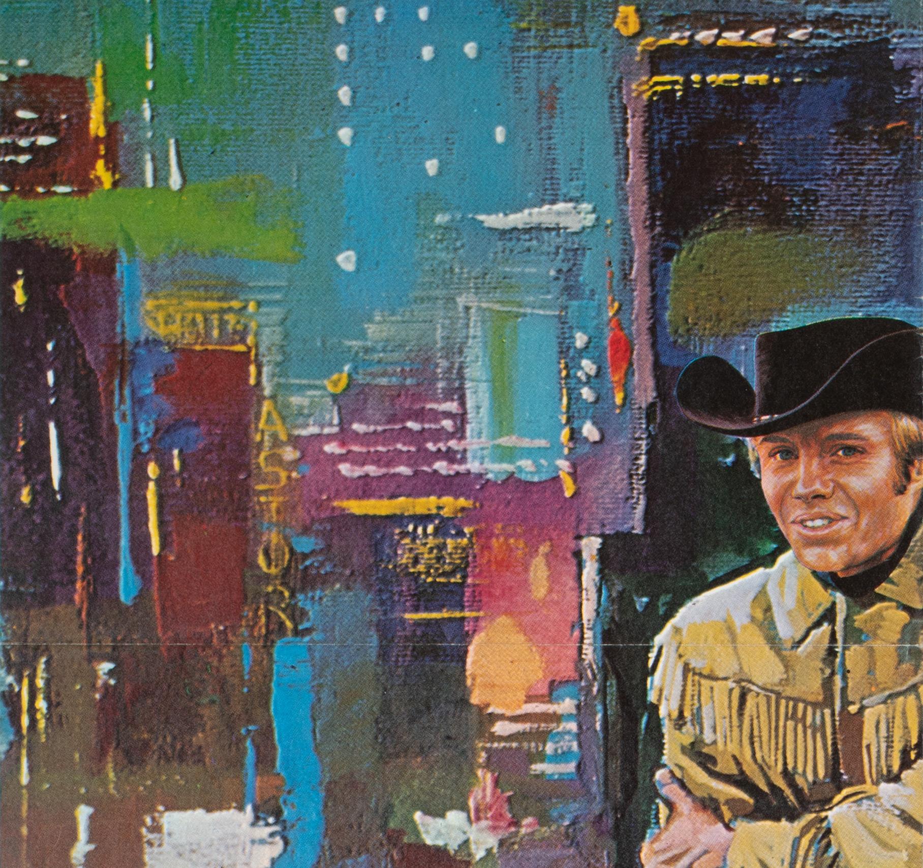 MIDNIGHT COWBOY R1982 Deutsches A1 Filmplakat, MIDNIGHT im Angebot 2