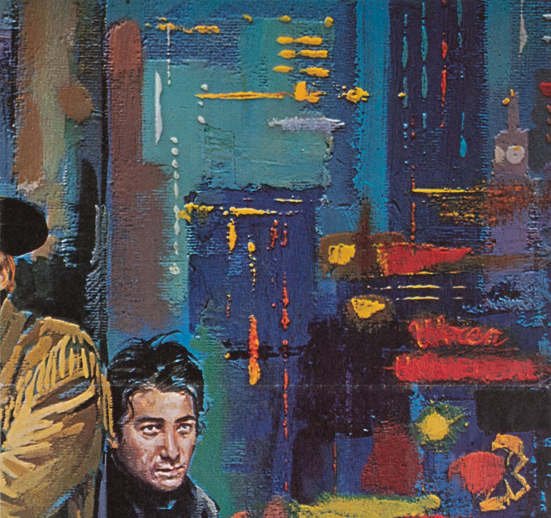 MIDNIGHT COWBOY R1982 Deutsches A1 Filmplakat, MIDNIGHT im Angebot 3
