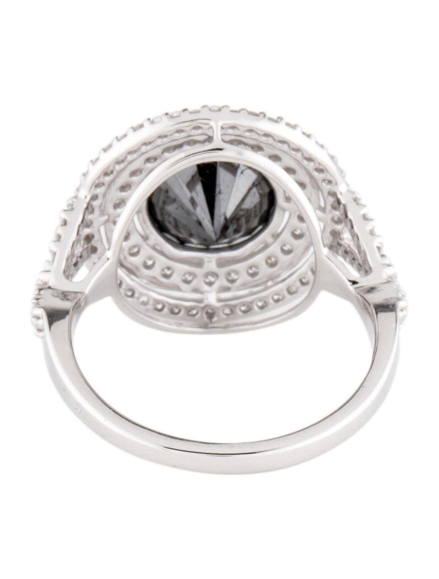 Brilliant Cut Elegant 3.67ct Diamond Engagement Ring, Size 7 - Stunning Statement Jewelry For Sale