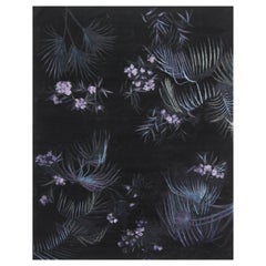 Tapis de jardin Mehraban Midnight de Liesel Plambeck