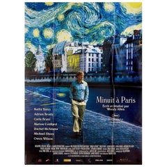 Midnight in Paris 2011 French Grande Film Poster