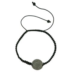 Midnight Moon Pave Diamond Necklace