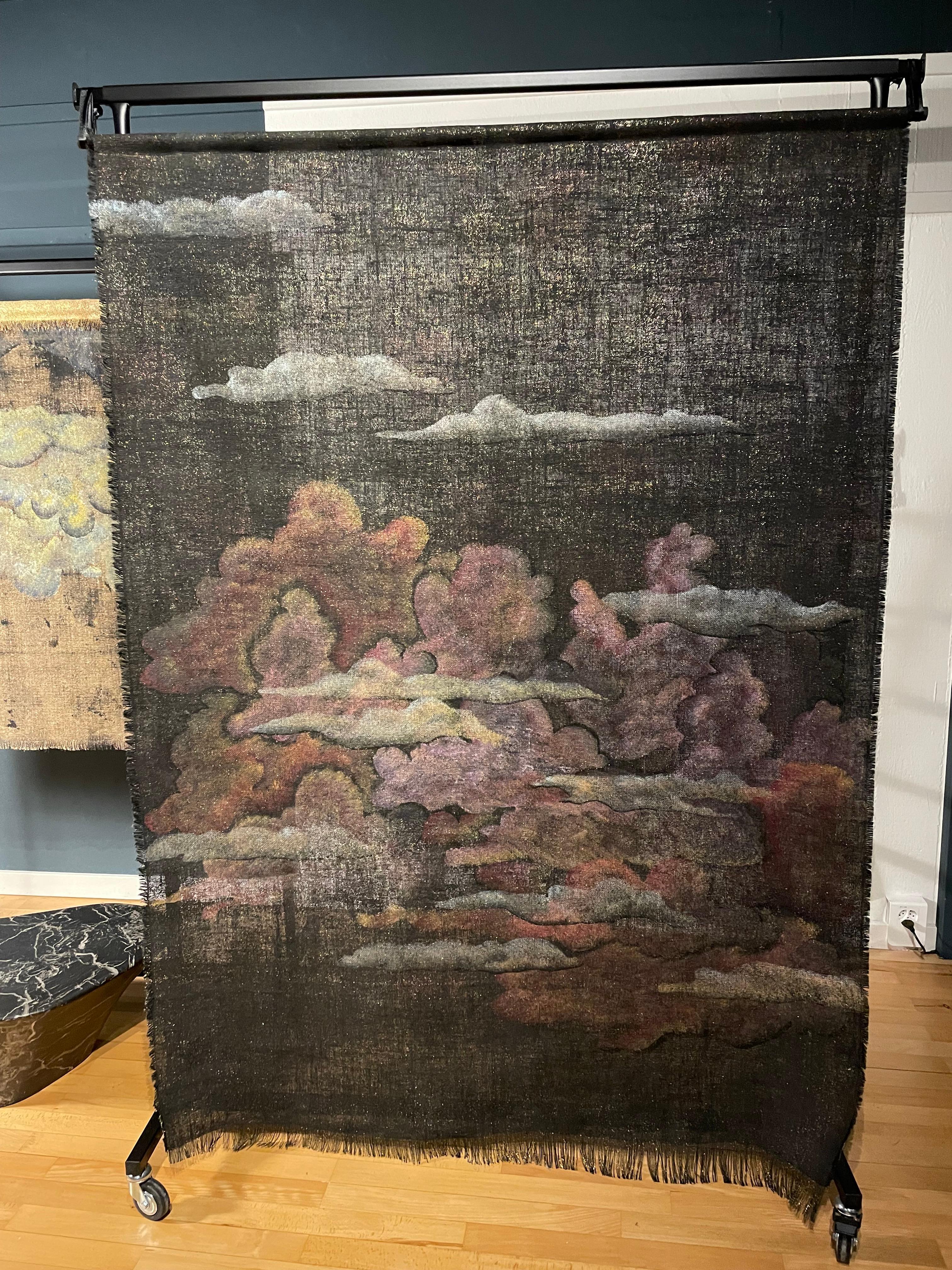 Mitternachtshimmel (Jute) im Angebot