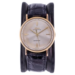 Mido 14Kt. Yellow Gold Ocean Star Art Deco Style Power Wind Watch, circa 1950s