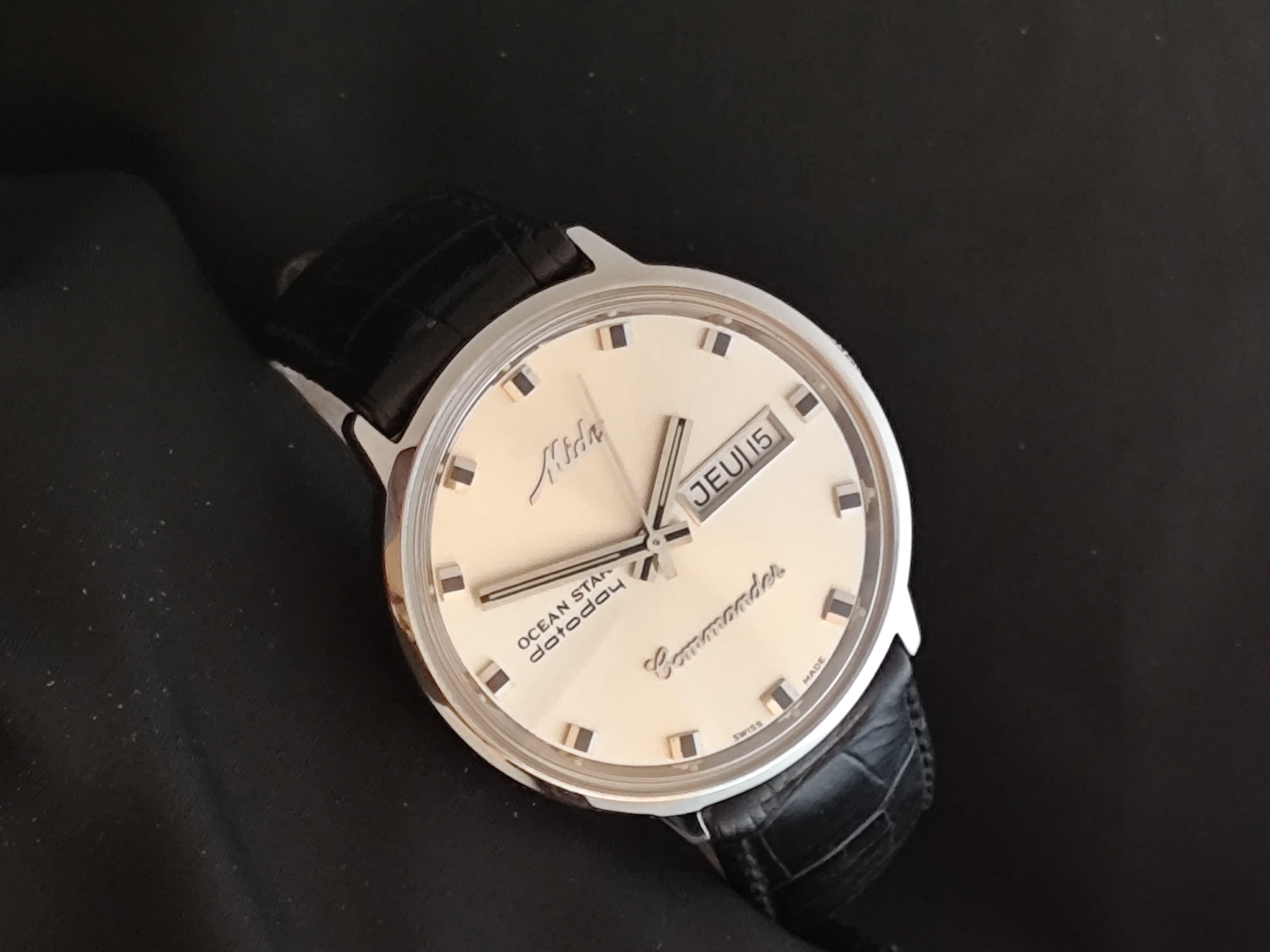 Mido Commander Ocean Star Commander Datoday 8419 Orologio Automatico Con Scatola Originale in vendita 7