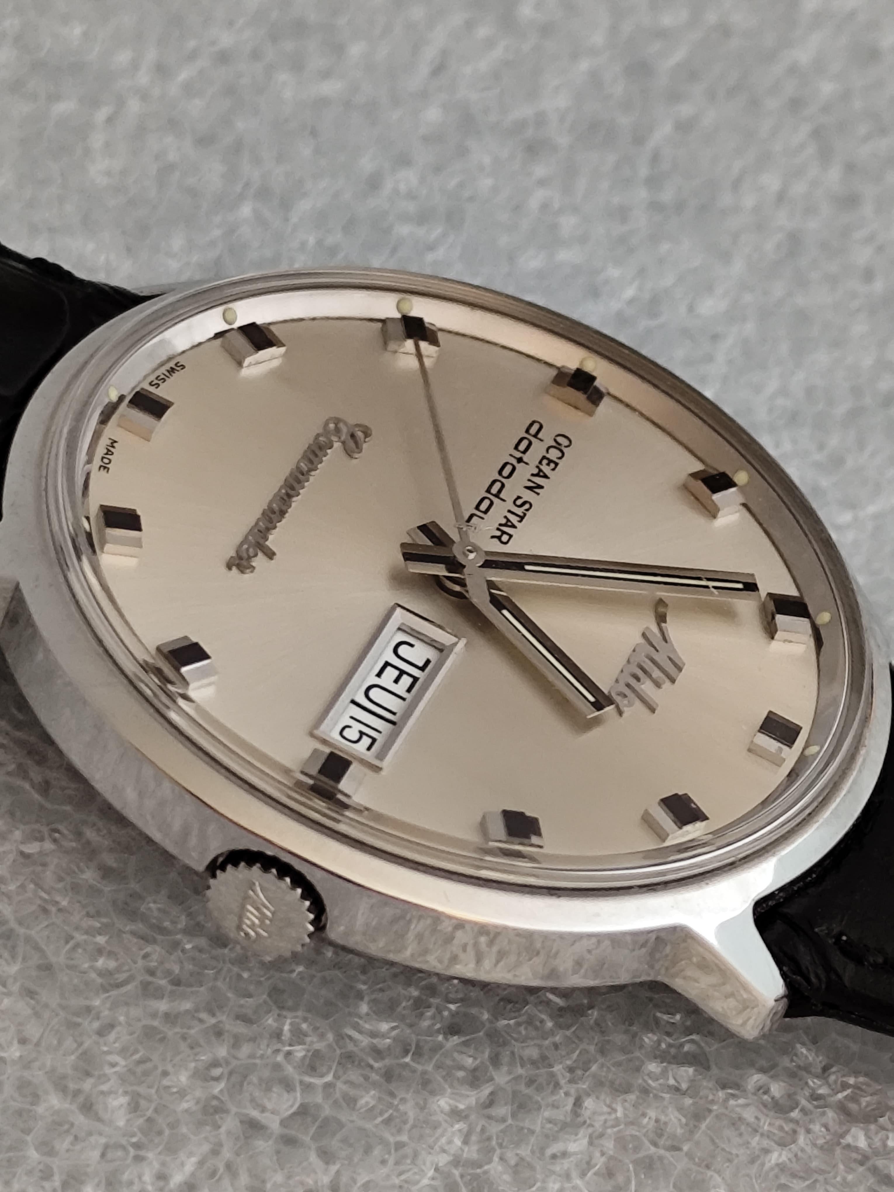 Mido Commander Ocean Star Commander Datoday 8419 Orologio Automatico Con Scatola Originale in vendita 13