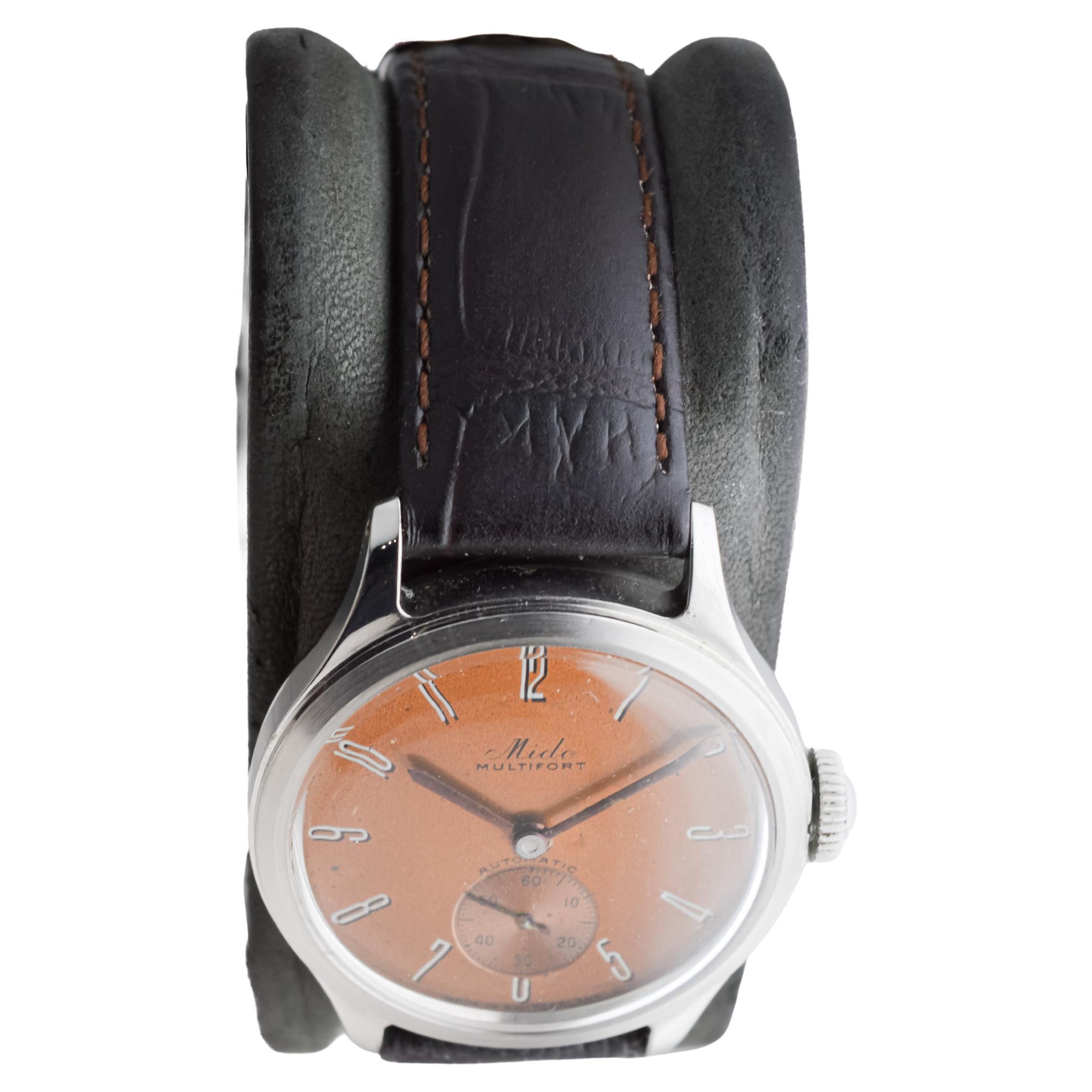 Women's or Men's Mido Multifort Steel 
