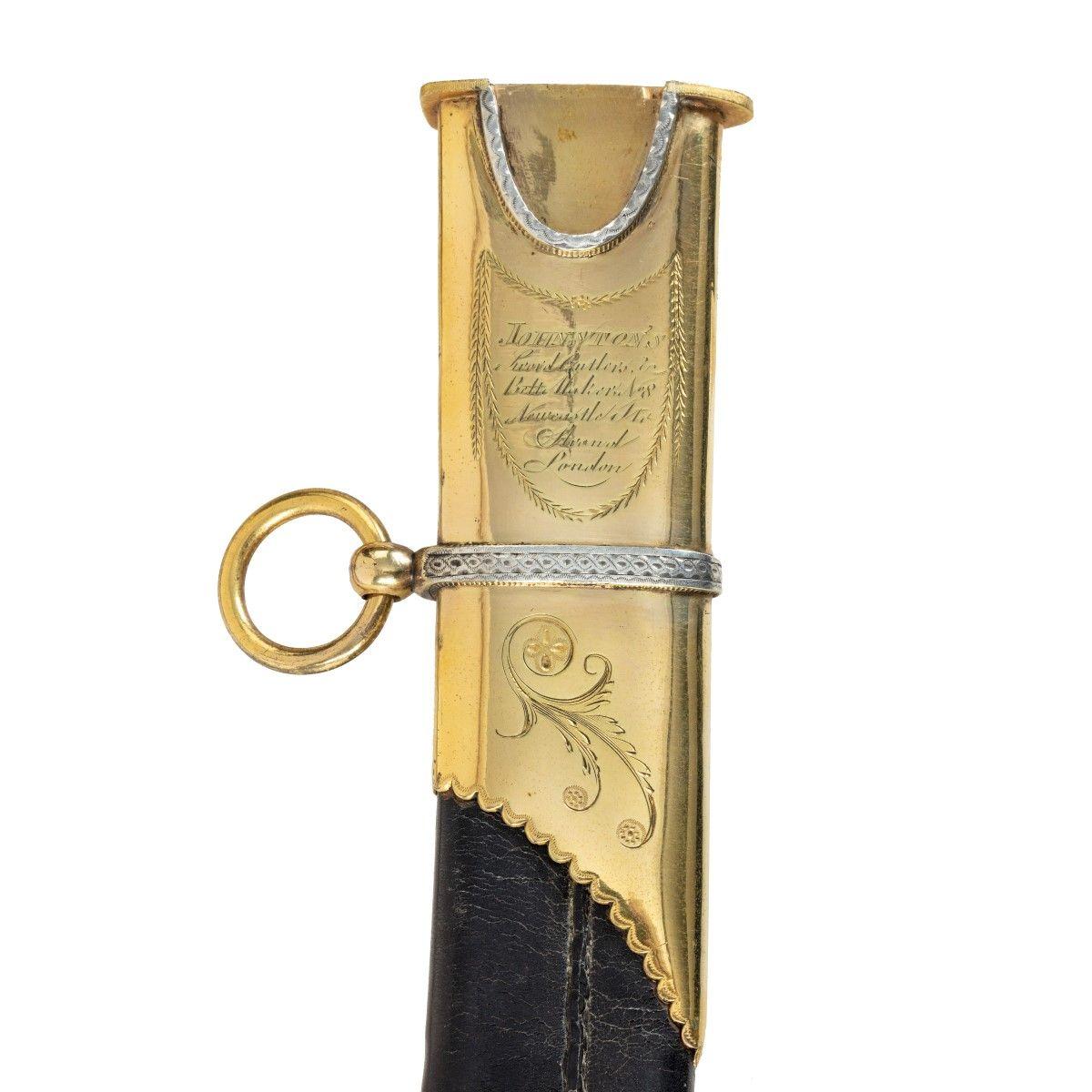 Midshipman Proctor’s Sword for Valour at the Battle of Copenhagen For Sale 5