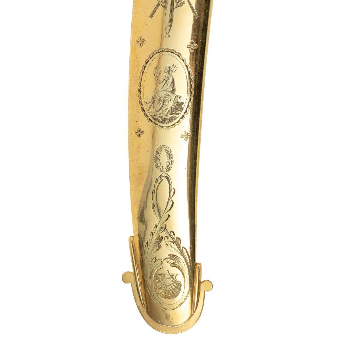 Midshipman Proctor’s Sword for Valour at the Battle of Copenhagen For Sale 8