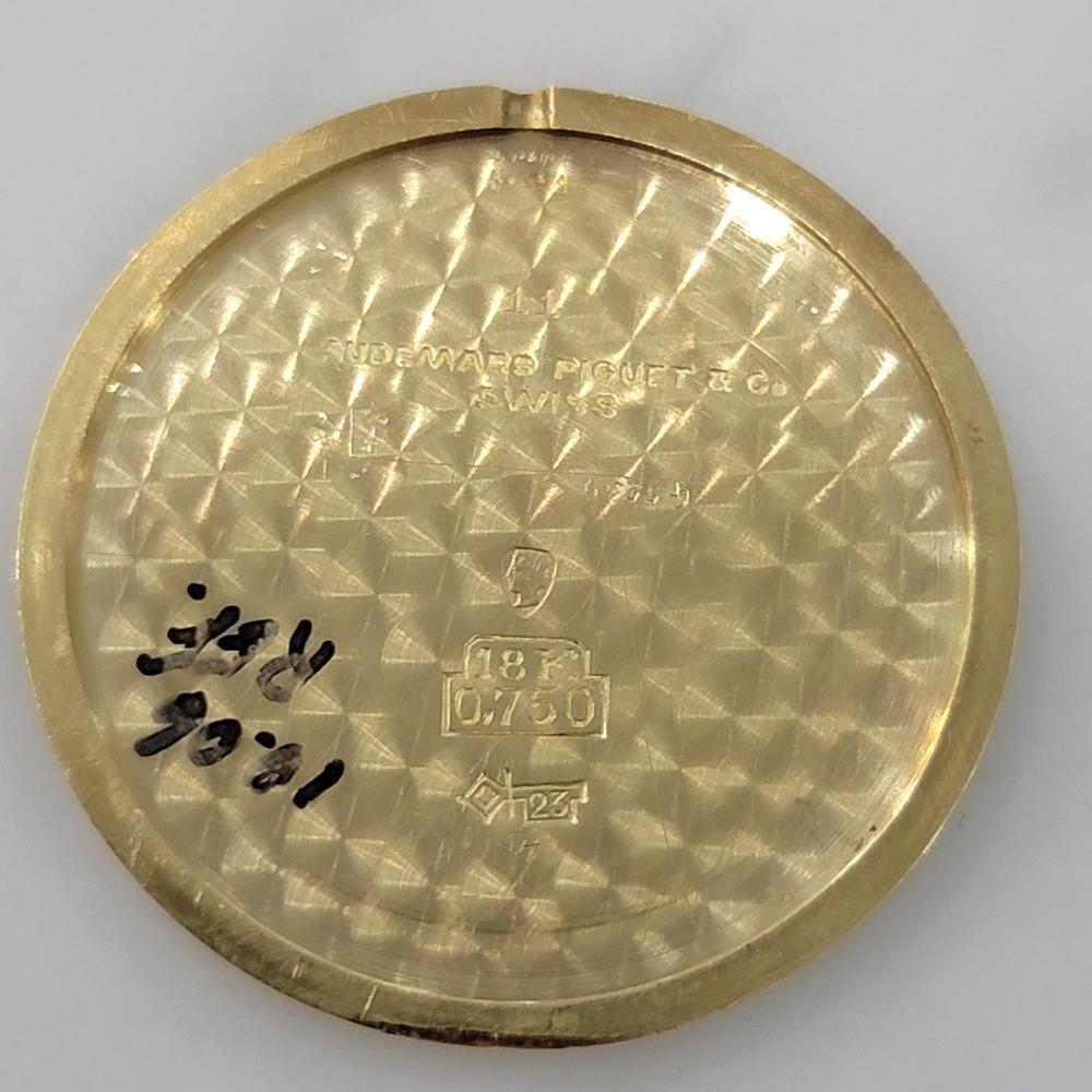 Midsize Audemars Piguet Geneve 18K Gold 32mm Manual Wind Dress Watch 1950s NA132 7
