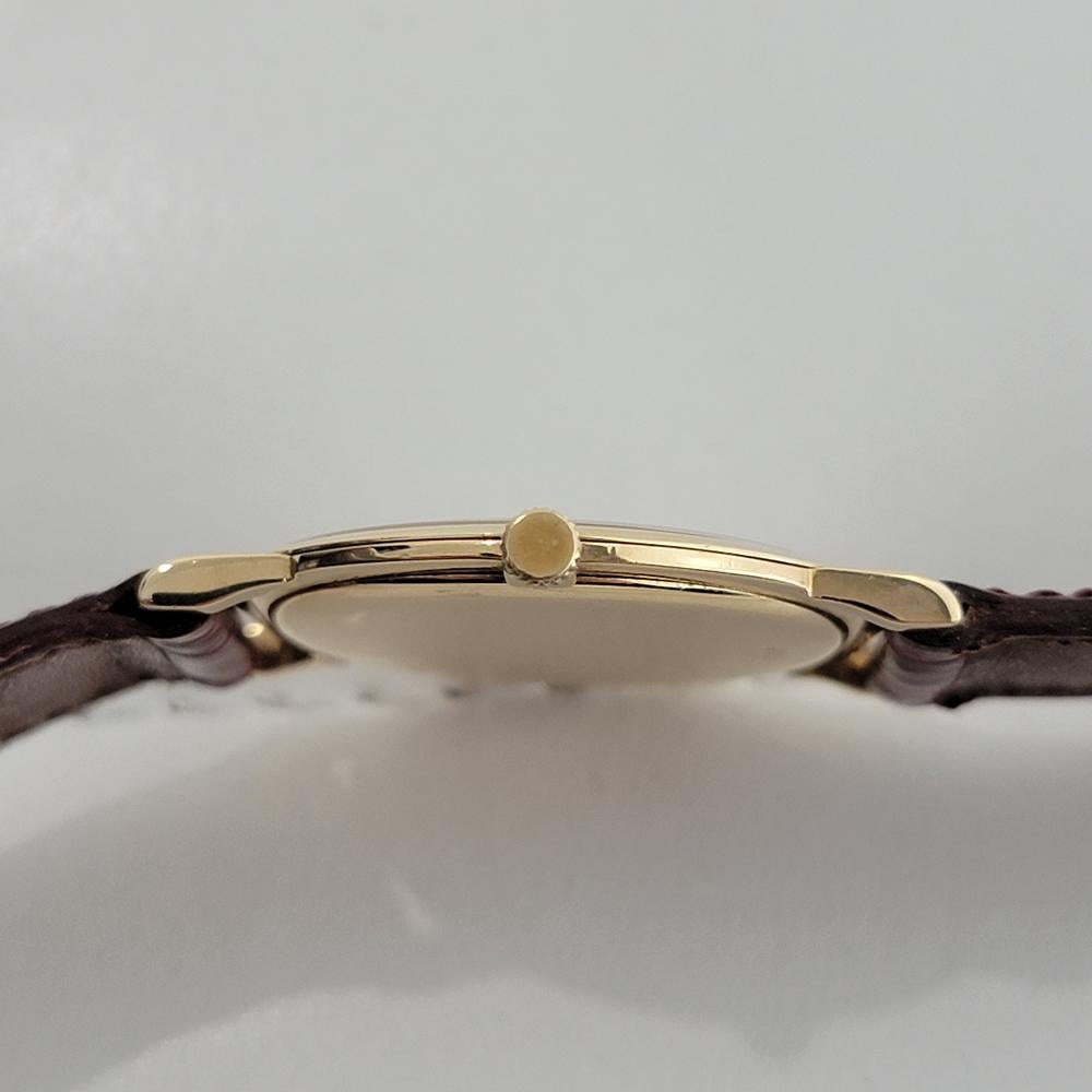 Midsize Audemars Piguet Geneve 18K Gold 32mm Manual Wind Dress Watch 1950s NA132 4
