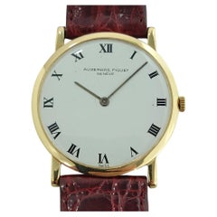 Midsize Audemars Piguet Geneve 18K Gold 32mm Manual Wind Dress Watch 1950s NA132