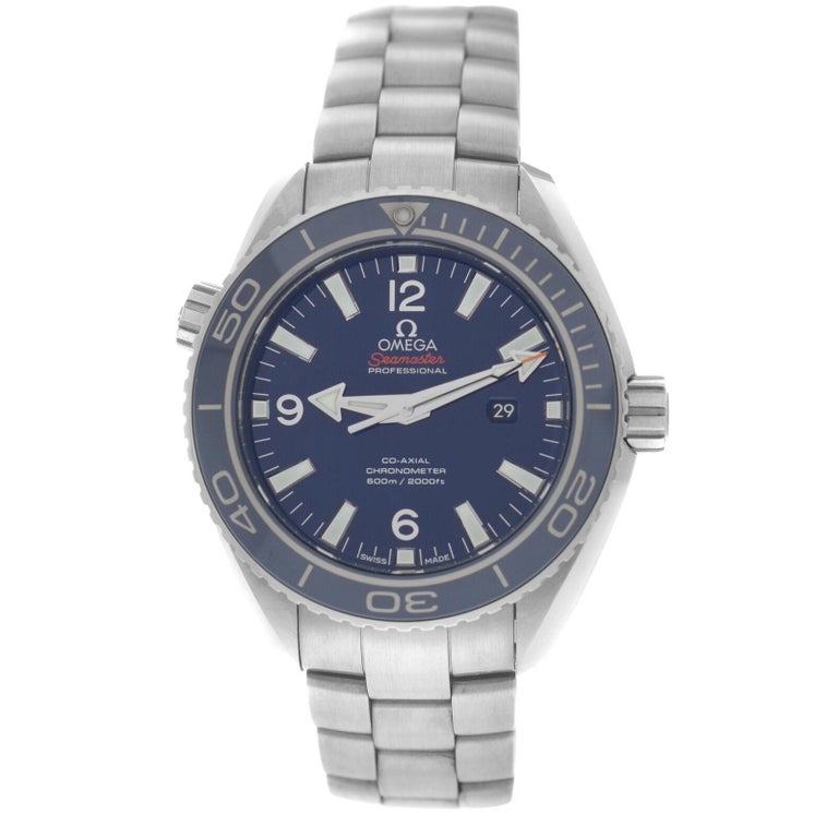 Midsize Omega Seamaster Planet Ocean Ti Automatic Watch ...