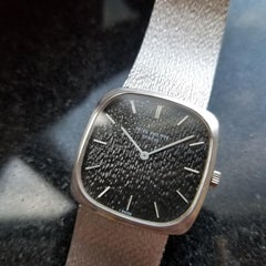 Midsize Patek Philippe Geneve 3566-1 18k White Gold Manual, c.1970s LV630