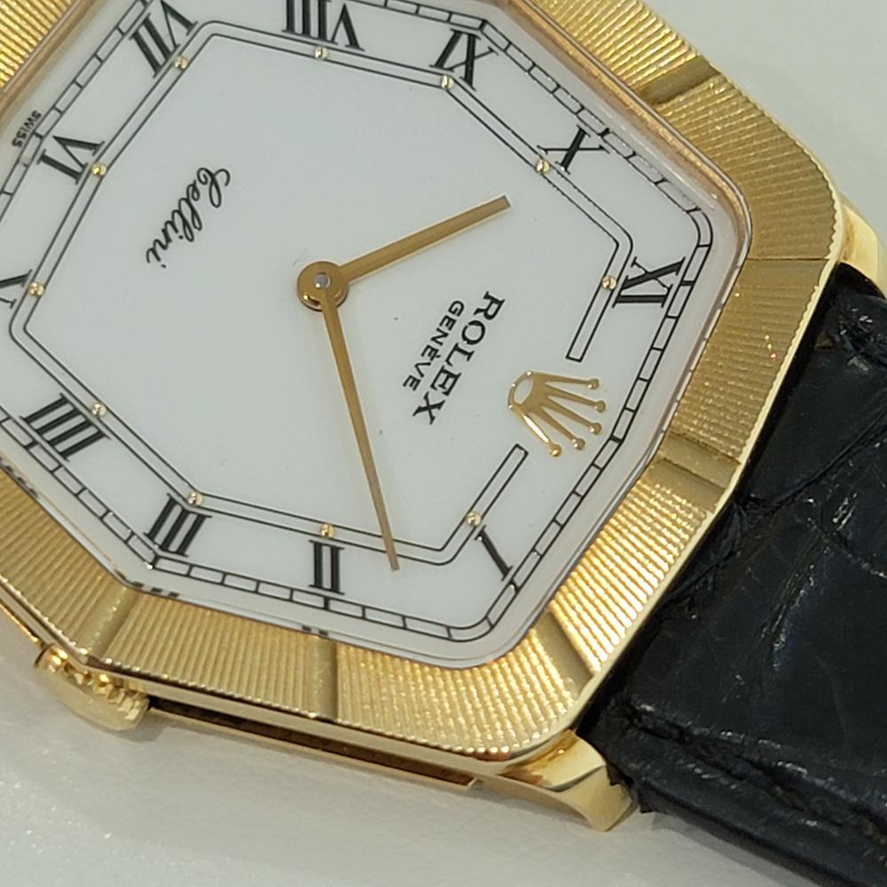 Rolex Midsize Rolex Cellini 4170 18k Gold Handaufzug 1970er Jahre alle Original RA294 2