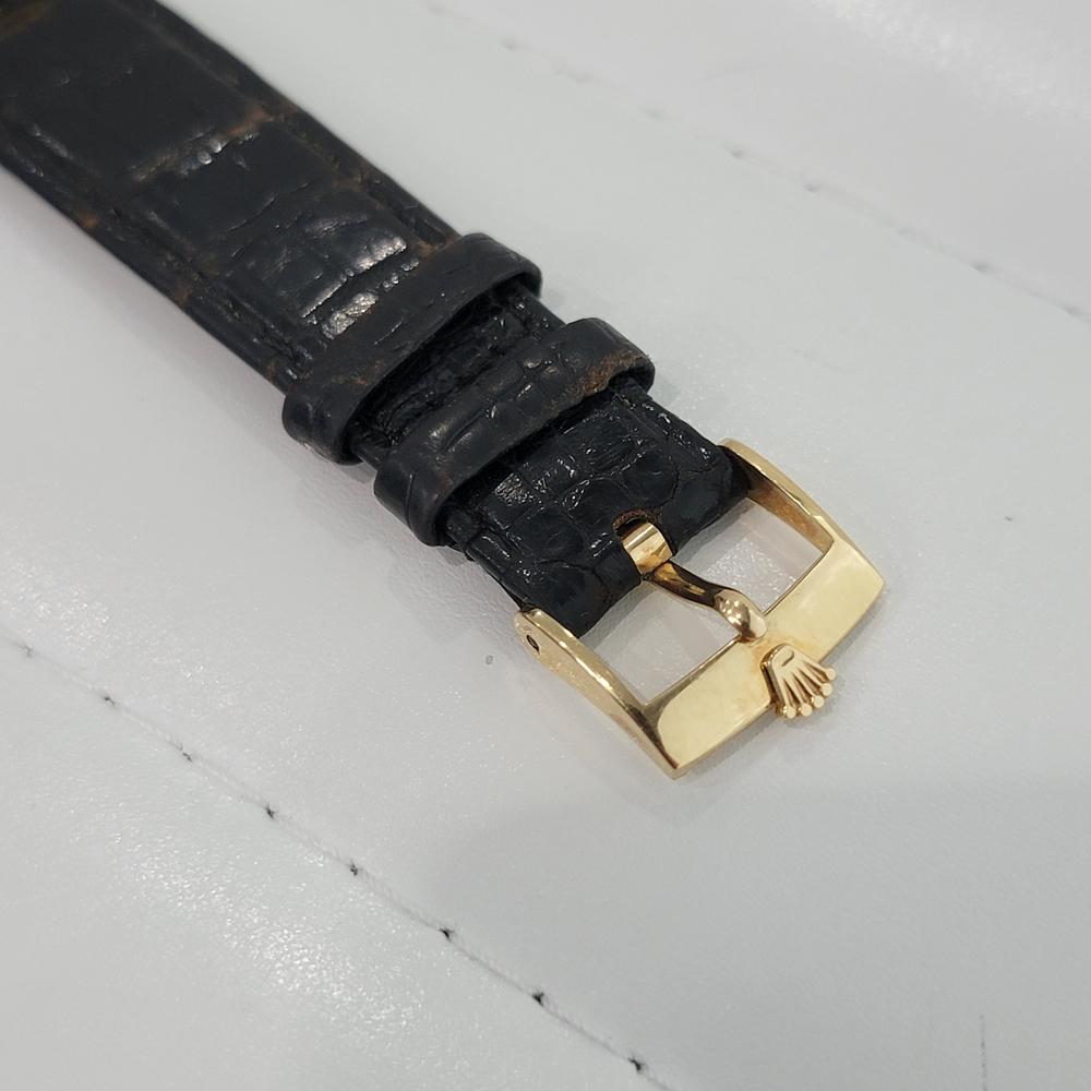 Rolex Midsize Rolex Cellini 4170 18k Gold Handaufzug 1970er Jahre alle Original RA294 4