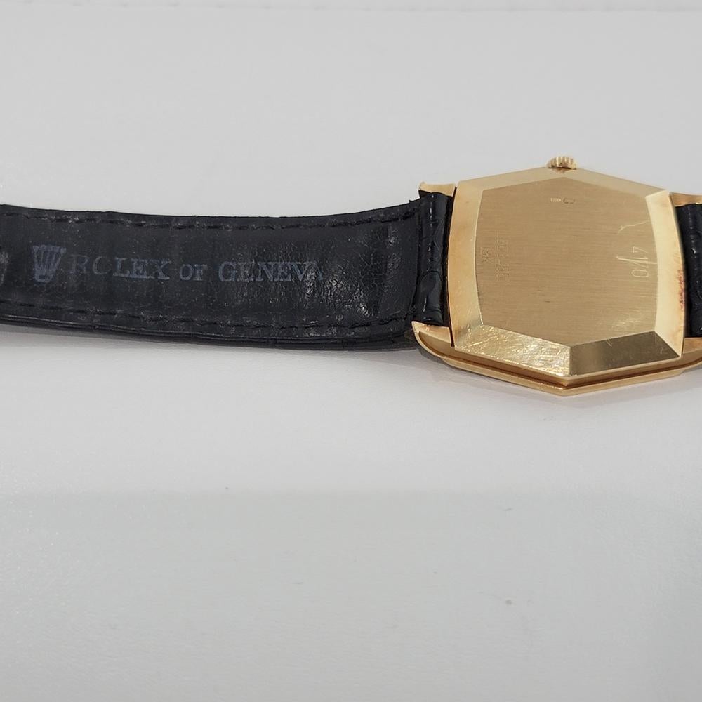 Rolex Midsize Rolex Cellini 4170 18k Gold Handaufzug 1970er Jahre alle Original RA294 5