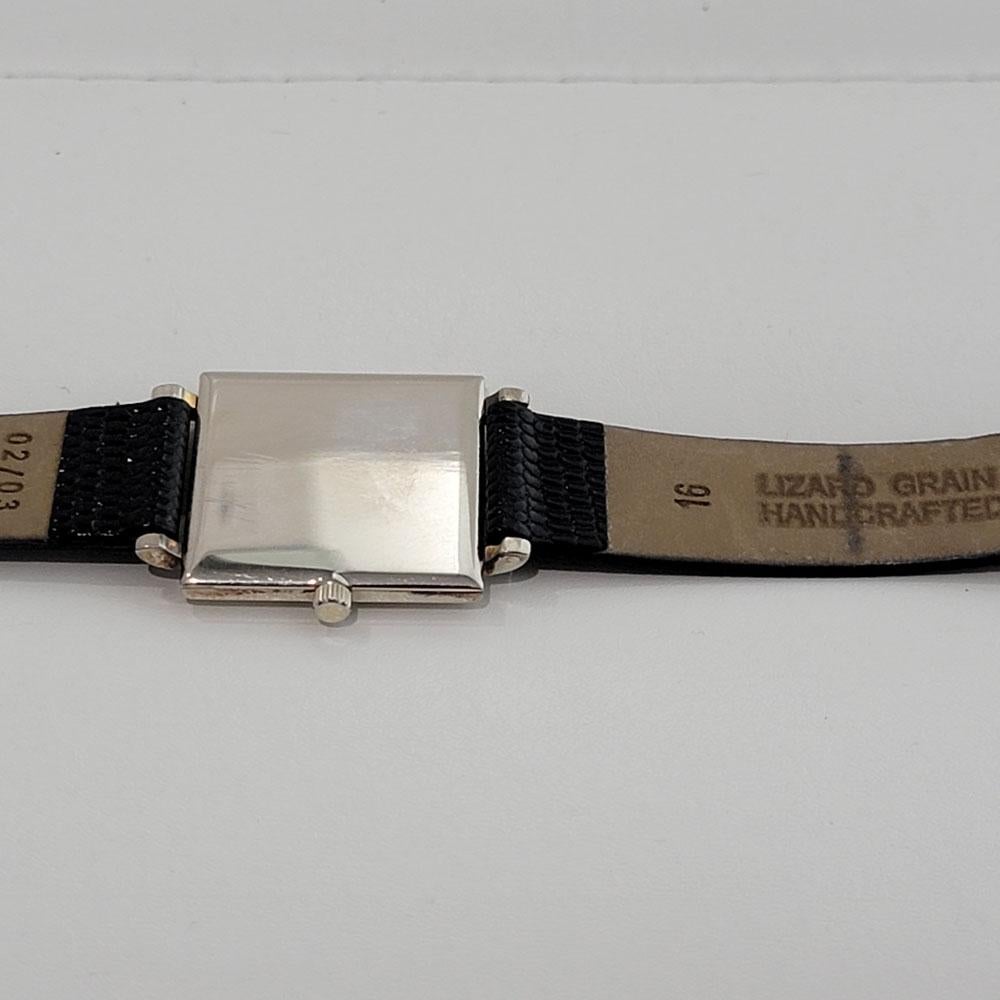 Midsize Rolex Geneve Ref 9491 18k White Gold Manual Wind 1950s RA368 5