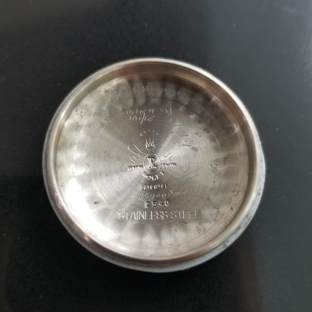 Midsize Rolex Oyster Perpetual 2940 18k Roségold SS Automatik 1940er Jahre RA8 7