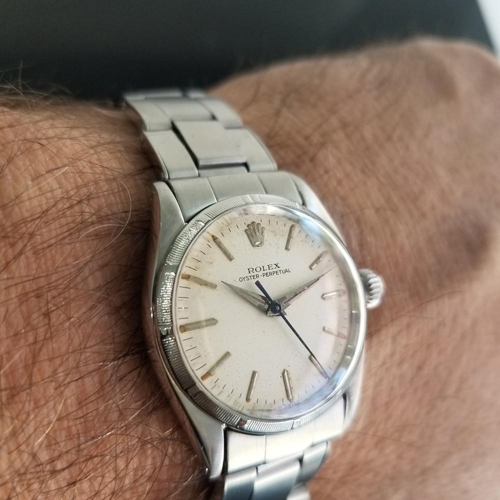 Midsize Rolex Oyster Perpetual 6549 Automatic Watch, c.1950s Vintage RA144 4