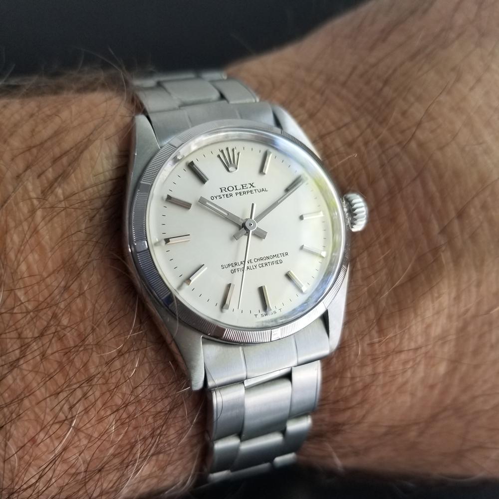 Midsize Rolex Oyster Perpetual 6549 Automatic Watch, c.1960s Vintage RA128 4