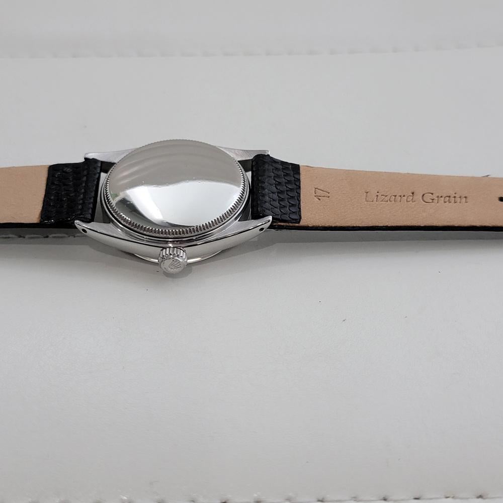 Midsize Rolex Oyster Perpetual Ref 6548 30mm Automatic 1950s Vintage RA528 6