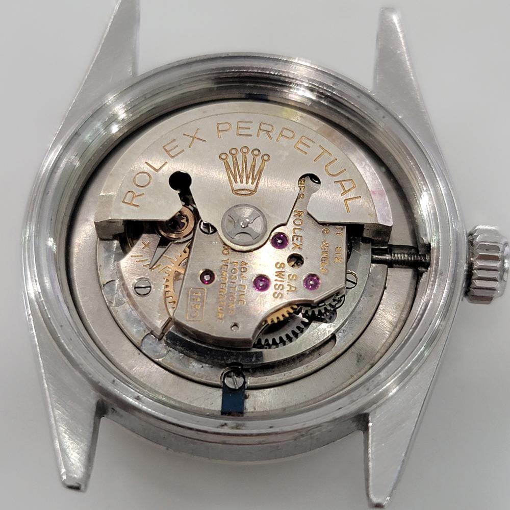Midsize Rolex Oyster Perpetual Ref 6548 30mm Automatic 1950s Vintage RA528 7